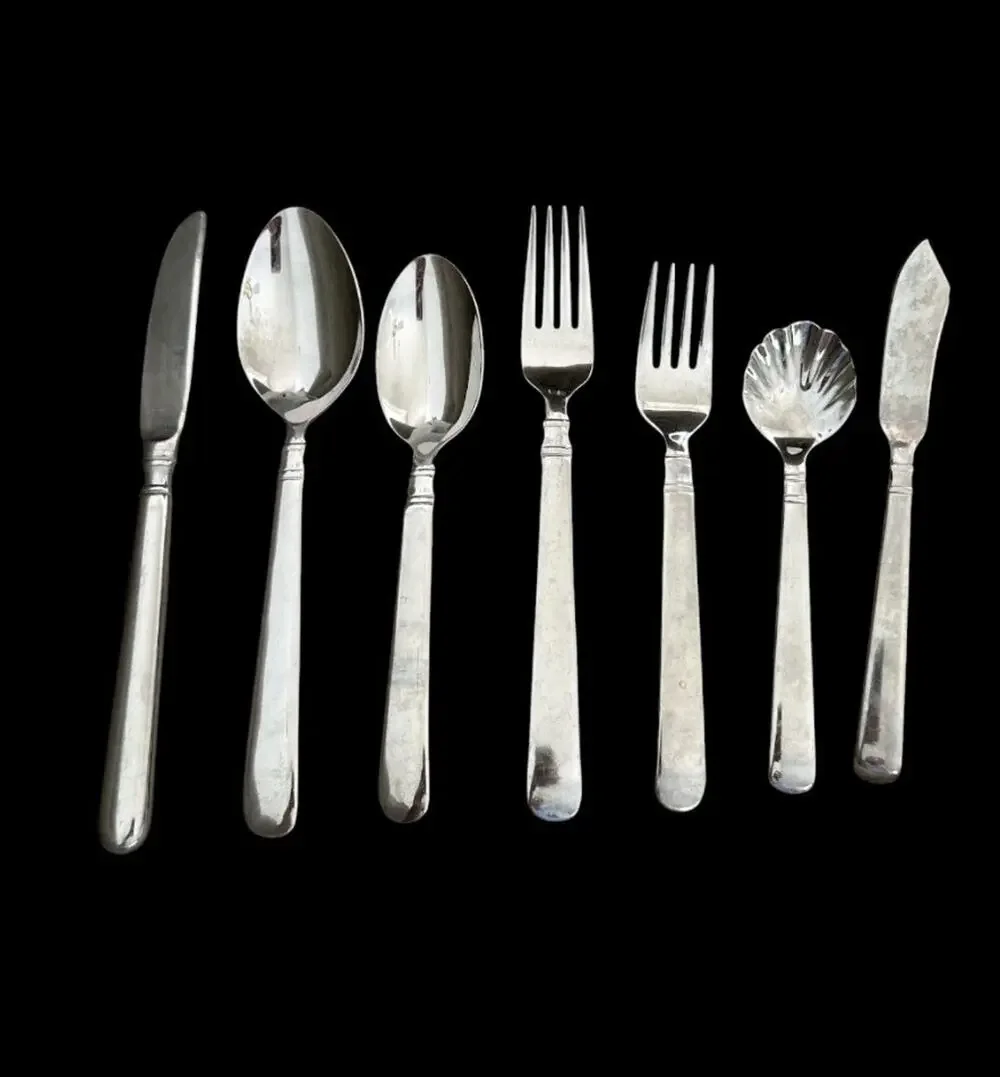 JA Henckles EARL 18/10 Stainless Glossy 7 pc Set Knife Spoon Fork Sugar Butter
